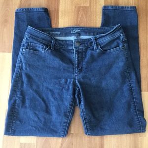 LOFT Curvy Skinny Ankle Jeans